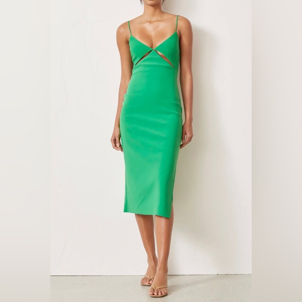 Bec & Bridge Emerald Avenue Green Midi Dress NWT